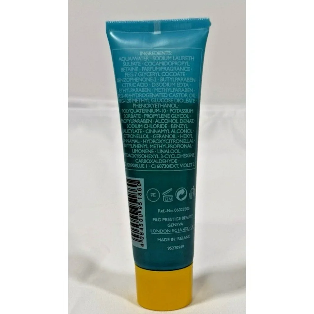 Giorgio Beverly Hills Body Wash Womens 1.6oz Blue Gel Moussant Travel Size - MQ